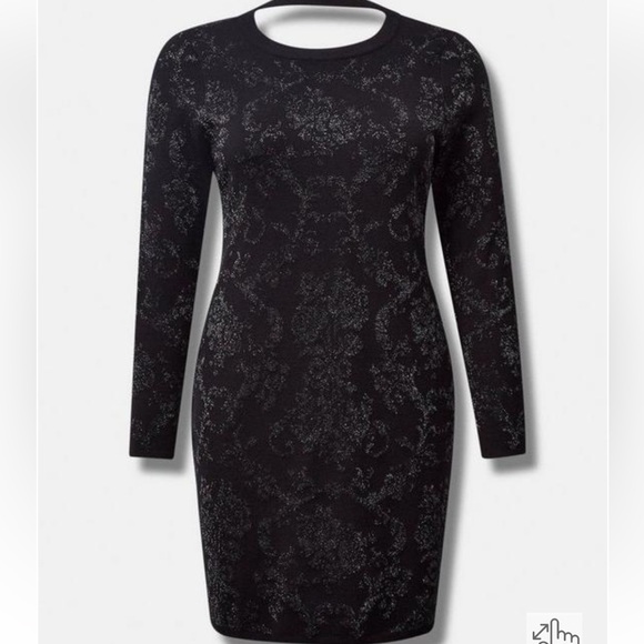 Mini Jacquard Bodycon Dress - Picture 5 of 8